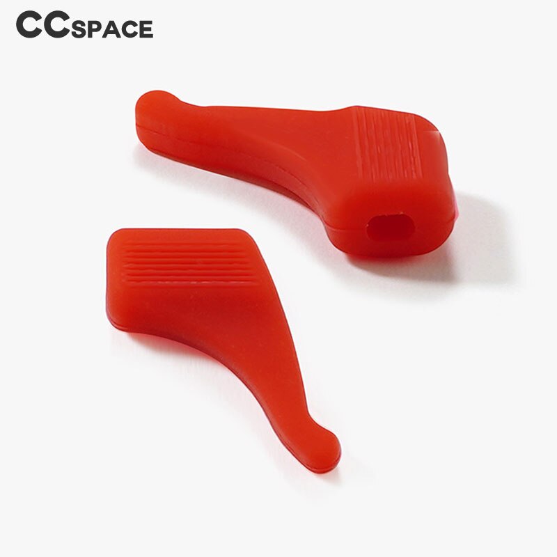 Crochet d'oreille antidérapant pour lunettes, 50 paires, accessoires de lunettes, poignée universelle en Silicone, support de pointe de tempe