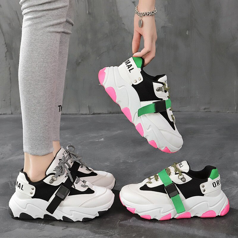Vrouwen Runing Schoenen Kleurrijke Sport Schoenen Goede Vrouw Sneakers Trend Sales Lente Populaire Stijlen Platform