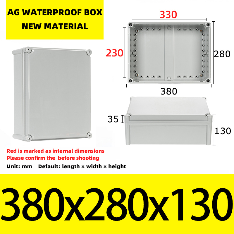 Big Size Outdoor Waterproof Case Enclosure Plastic Box Electronic Project Case Waterproof Junction Box for Electronics