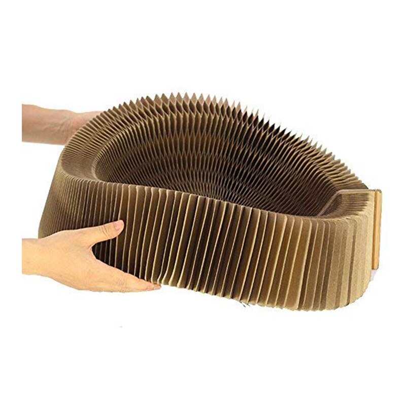 2 w 1 deformacja płyta robić drapania dla kota składane organy faliste żwirek dla kotów łóżko duże narzędzie robić wycierania pazurów składany okrągły kształt