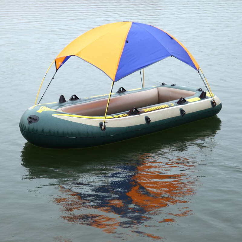 Boat Sunshade Fishing Sun Tent Boat Pergola Inflatable Boat Rubber Boat Tent Rain Sun Protection 0367 XB: 4 people