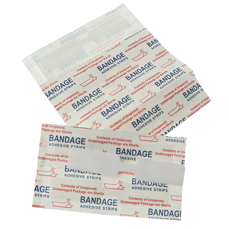 10pcs/pack Adhesive Bandages Waterproof Band Aid Butterfly Adhesive Wound Closure Band Aid Emergency Kit 70x12mm