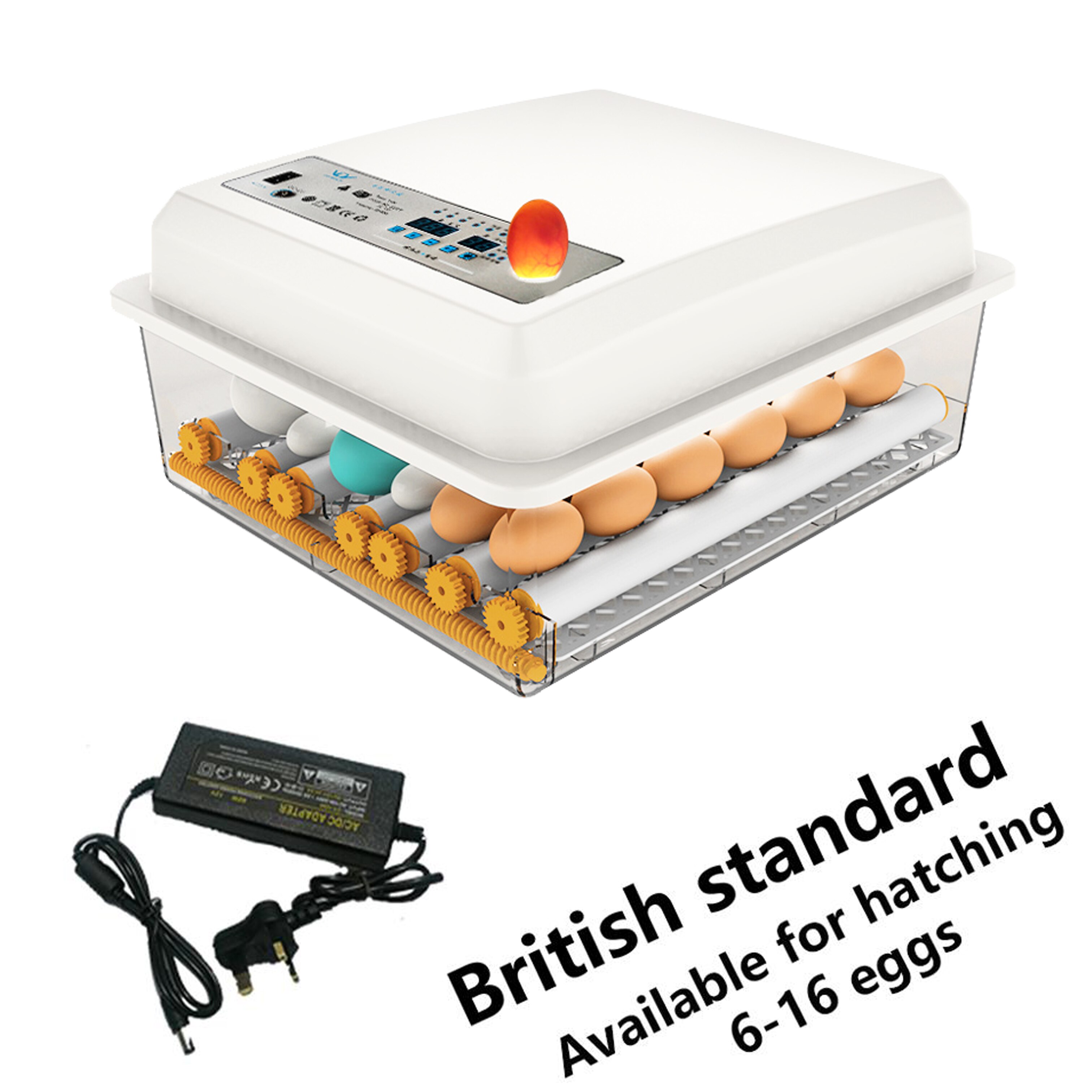 Egg incubator automatic 110V brooder egg incubator fully automatic egg incubator fully automatic commercial hatching machine: British standanrd / 110V