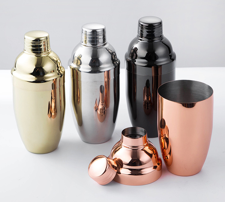 Stainless Steel Insulation Shake Cup Portable Bartender Organ Cocktail Shake Flagon Wine Bartender Kettle Bar LA90