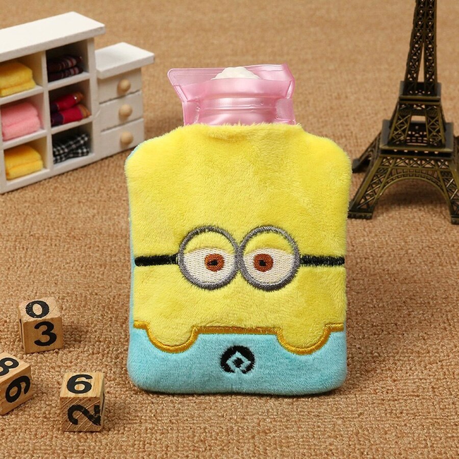 Winter cartoon Mini cute explosion-proof water filling and washing Plush warm water bagA812