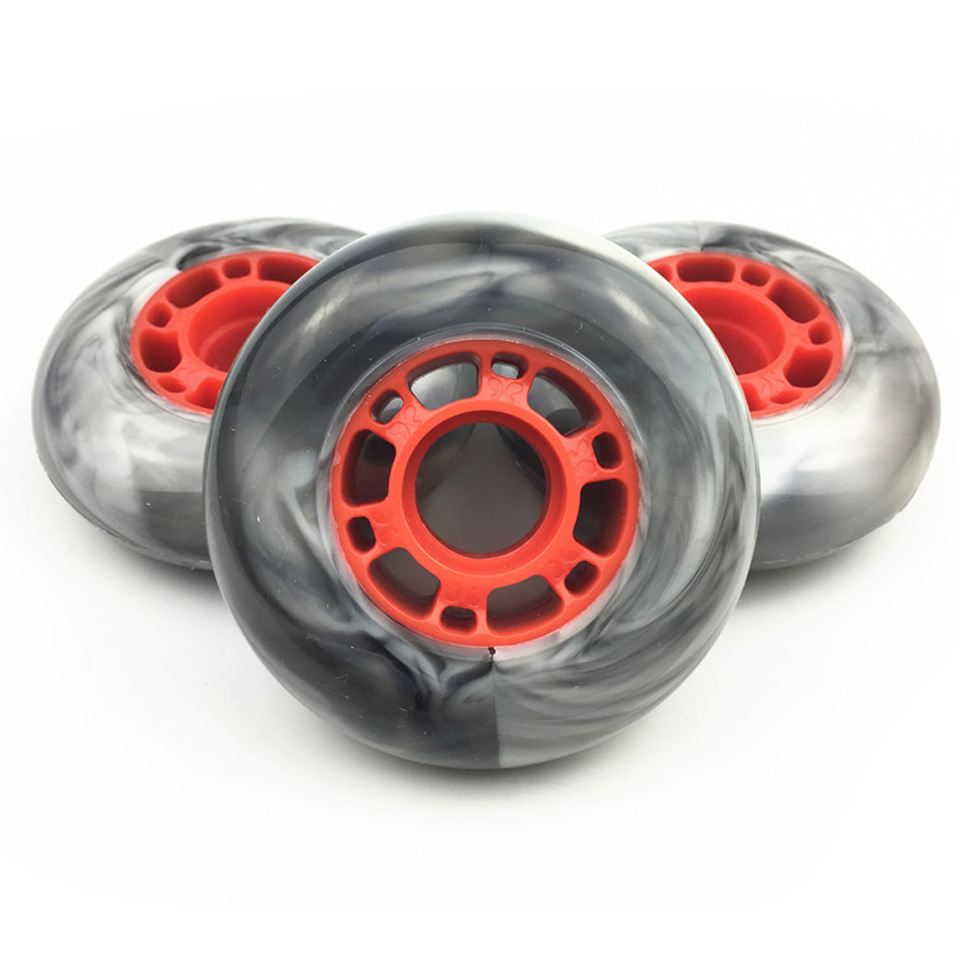 72mm 76mm 80mm 85A Inline Skate Wheels for Slalom Sliding Free Skating Roller Skates for Training Match Kids Adult Patine Tires