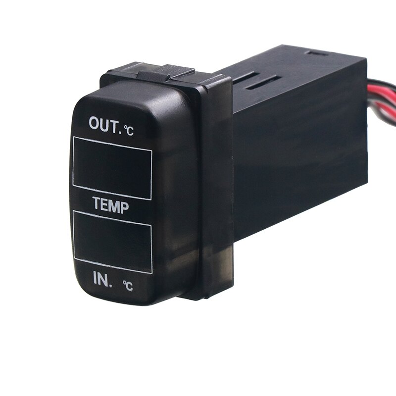 Dual Temperature Display Inside and Outside the Car Dual Temperature Sensor for Mitsubishi ASX Lancer Outlander Pajero