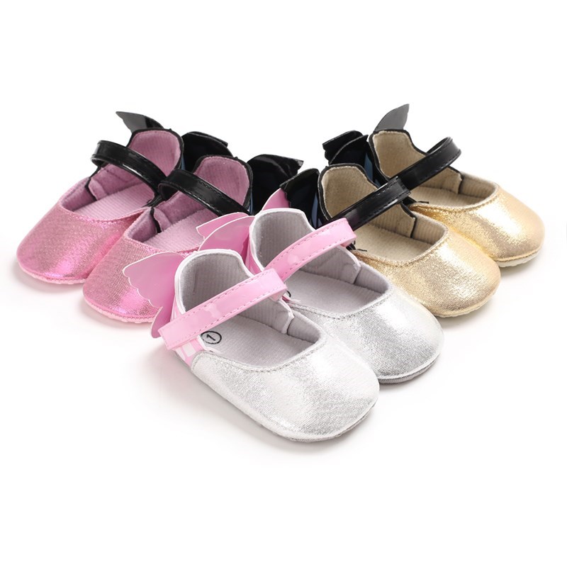 Jolies chaussures de princesse décontractées avec ailes pour -né, à la , pour bébé fille,