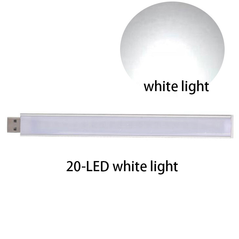 Mini lámpara LED USB de 5V, linterna de lectura de libros, iluminación de luz nocturna para banco de energía, iluminación para ordenador, portátil, PC y portátil: Rosa