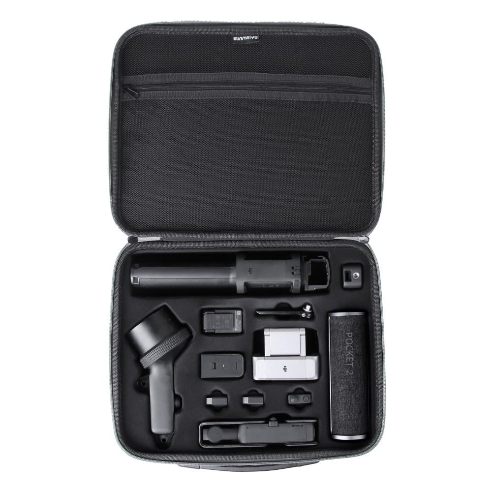 Caja de almacenamiento para accesorios de Dron DJI Pocket 2, bolso de cardán con asa portátil a prueba de golpes, bandolera protectora de un solo hombro: Style C