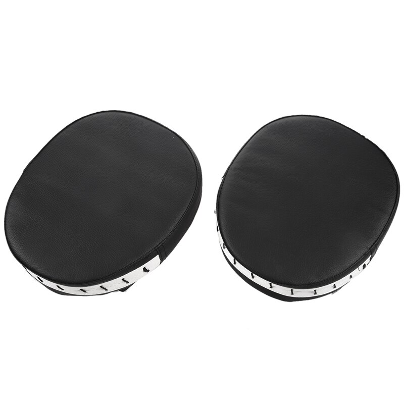 2x focus pads hook jab mitts boxing gloves sparring punch bag training pair