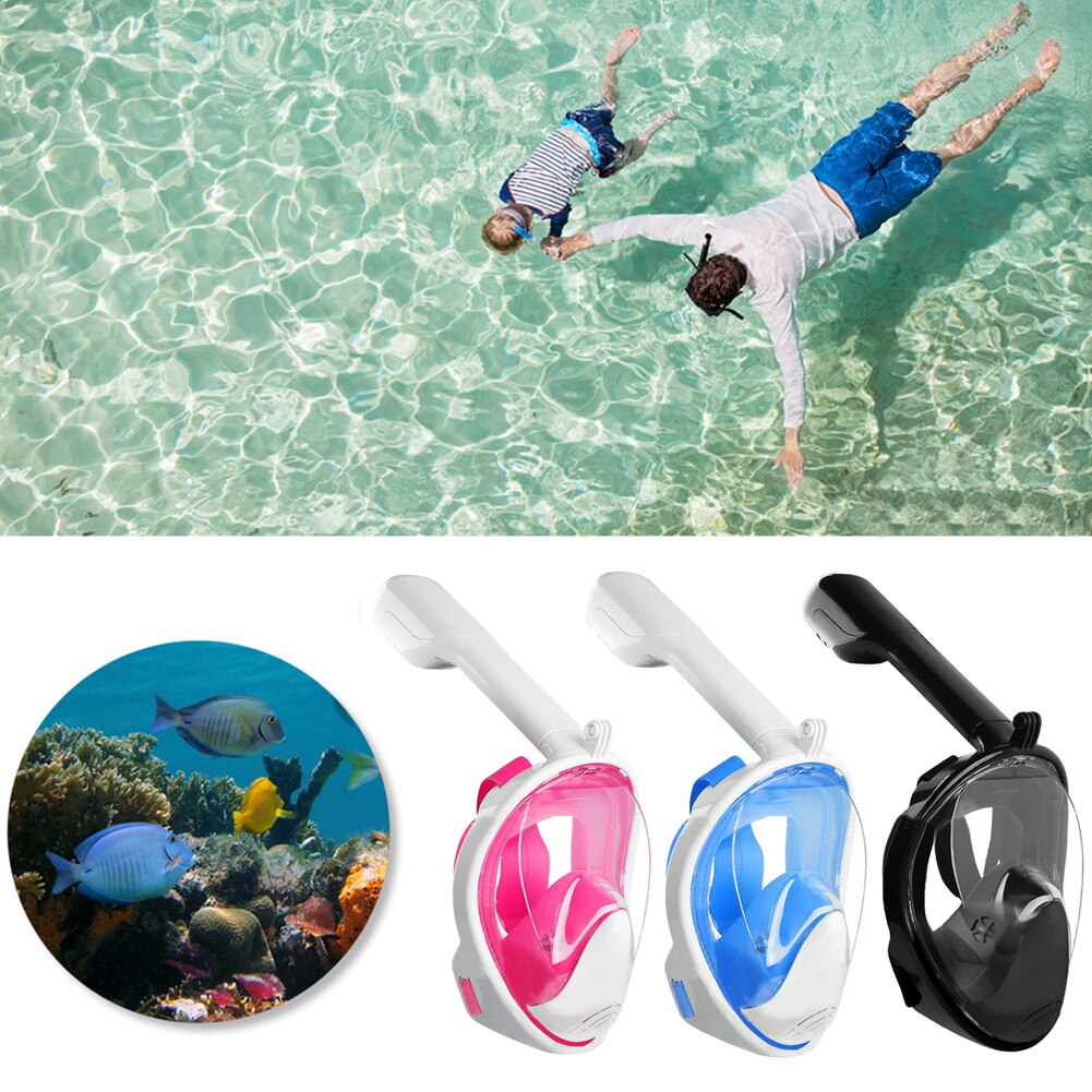 Anti-Leak Swimming Scuba Covers Children Diving Snorkeling Full Face Covers Anti Fog Goggle Diving Equipment
