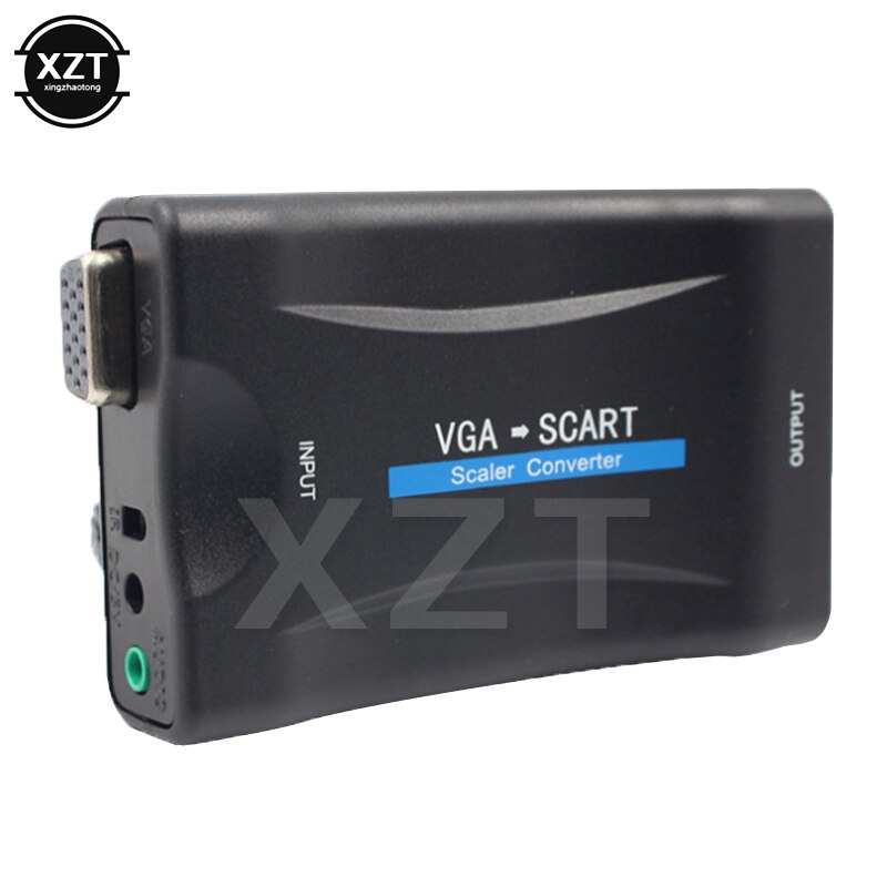 VGA naar SCART Video Audio HDMI Adapter Converter Digitale TV Signalering Adapter Connector Met Afstandsbediening voor HDTV 1080p
