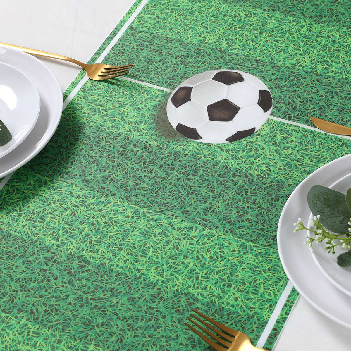 1 st Voetbal Party Tafelloper Voetbal Verjaardag Decoratie Voetbal Thema Tafelkleed Voetbal Verjaardagsfeestje Baby Douche Decor