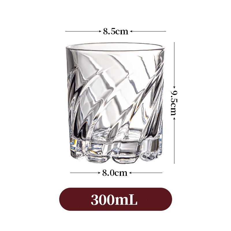 2/4PCS Rotating Whiskey Glass Old Fashioned Glass For Drinking Bourbon Scotch Cocktails Whisky Shake Cup Personality