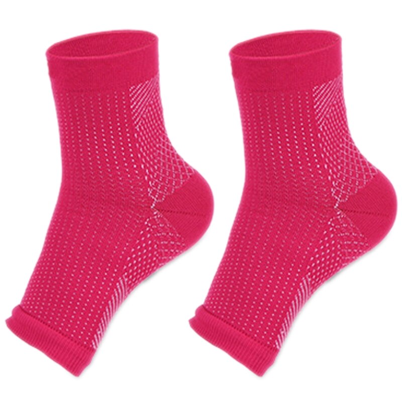 Foot Compression Sleeve, Plantar Fasciitis Socks for Arch Support, Achilles Tendonitis &amp; Foot Pain Relief Toeless Socks: 2 / L/XL