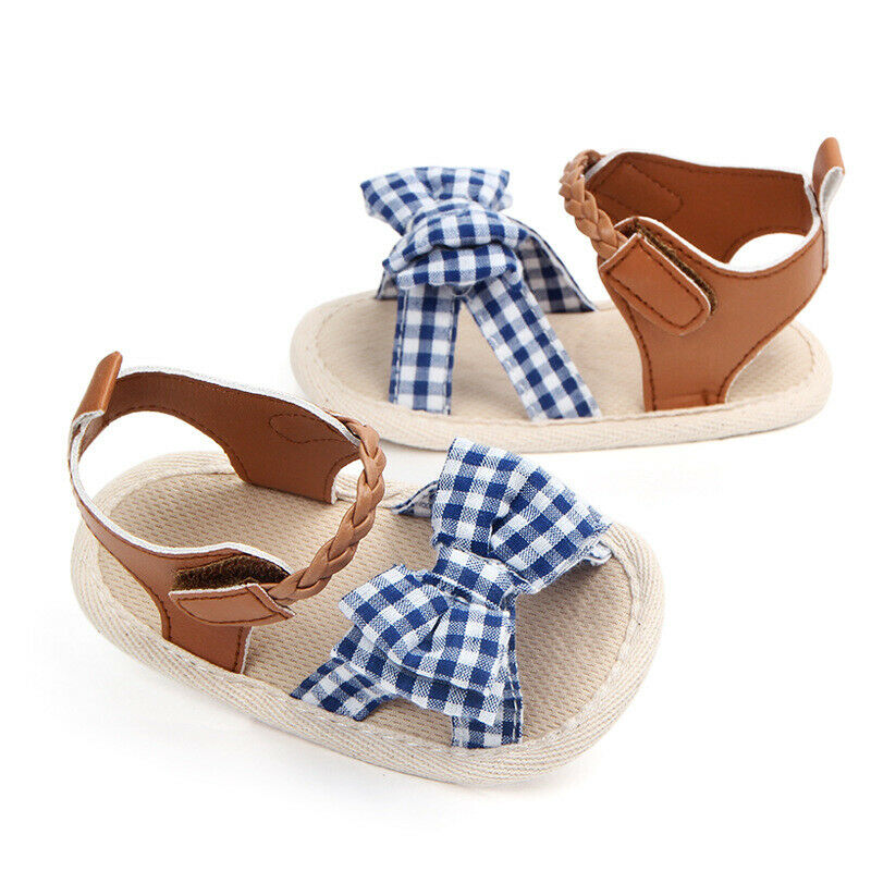 Cut Sweet Newborn Baby Shoes Infant Baby Girl Soft Sole Sandals Toddler Summer Shoes Bow-Knot Sandal Clogs
