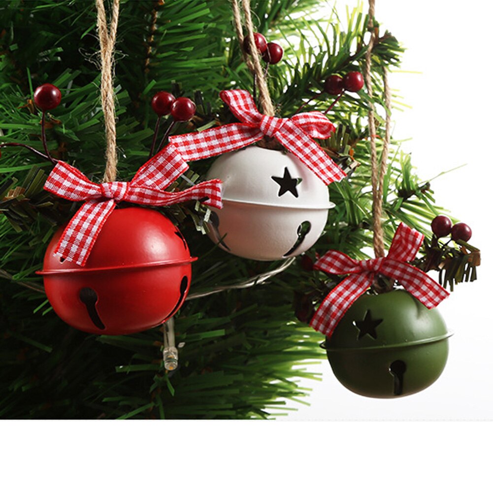 Kerstboom Decoratieve Bel Opknoping Pandant Metalen Bell Xams Decor Ornamenten Voor Thuis Bar Party Supply