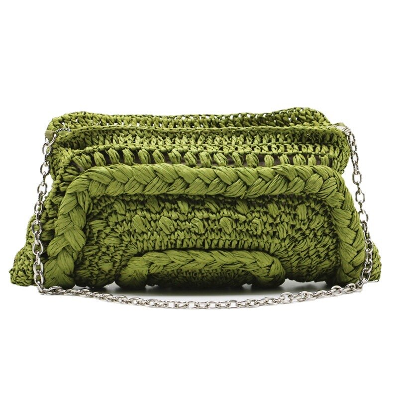 hand-woven bag 2022 style straw bag simple women&#39;s bag shoulder bag