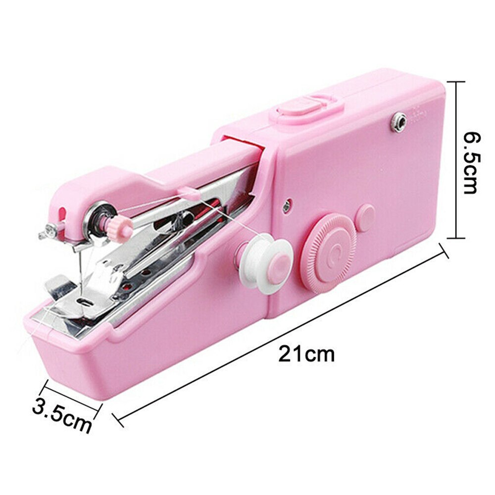 Portable Hand Sewing Machine Mini Electric Stitch Household Cordless Needlework Set For Repairs Diy Clothes Stitchin Sew Tools