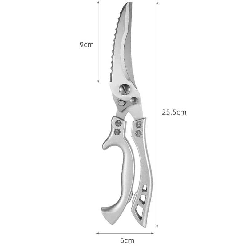 Heavy Duty Rvs Keuken Cook Schaar Gevogelteschaar Voor Bone Kip Vlees Vis Turkije Groenten Cutter Bbq Schaar