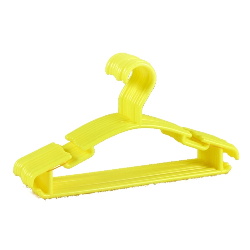 Set Van 50 Stuks Hangers Voor Baby En Kind In Plastic Duurzaam Plastic Hangers Haak Van 5 Kleur Voor Meisje of Jongen 27X15 Cm