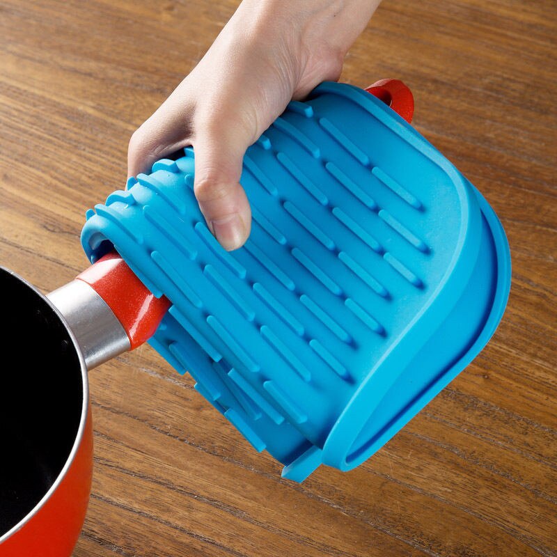 1Pc Rechthoek Hittebestendige Mat Siliconen antislip Trivet Pot Pan Houder Mat Pad Voor Keuken Accessoires
