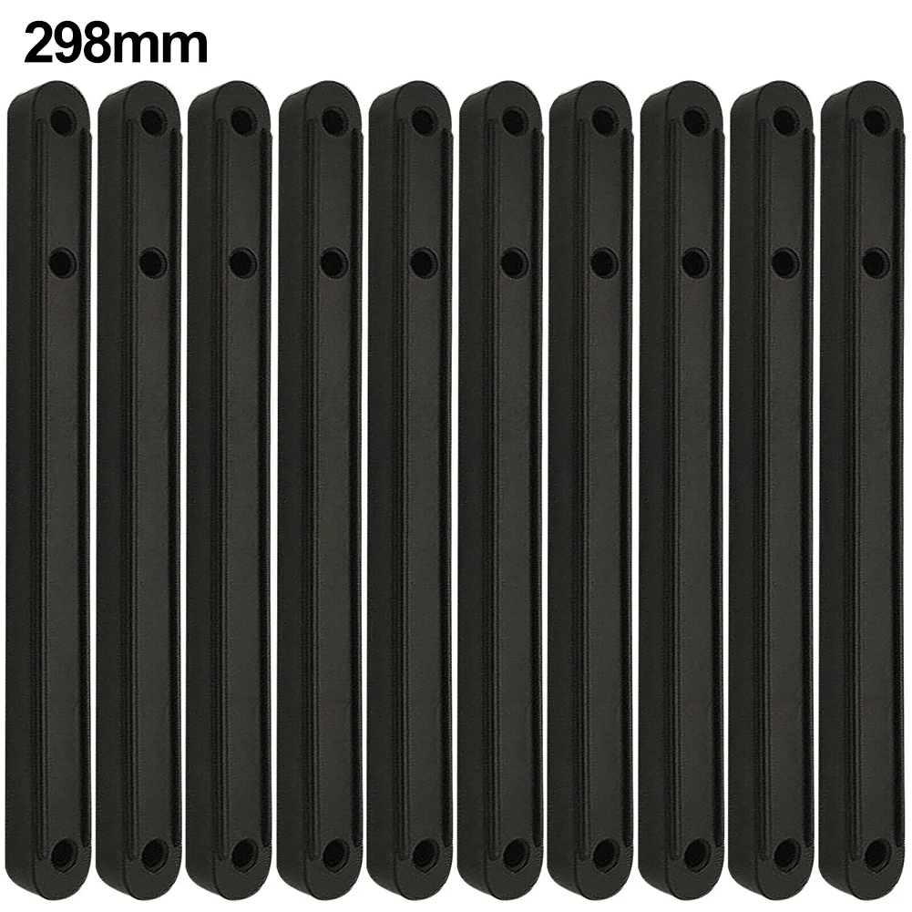 10 Stuks Trekrail Plastic Ladegeleiders 180/235/298 Mm Treklopers Vervanging Lade Lopers Garderobe Geleiderail Skidway: Groen Brons