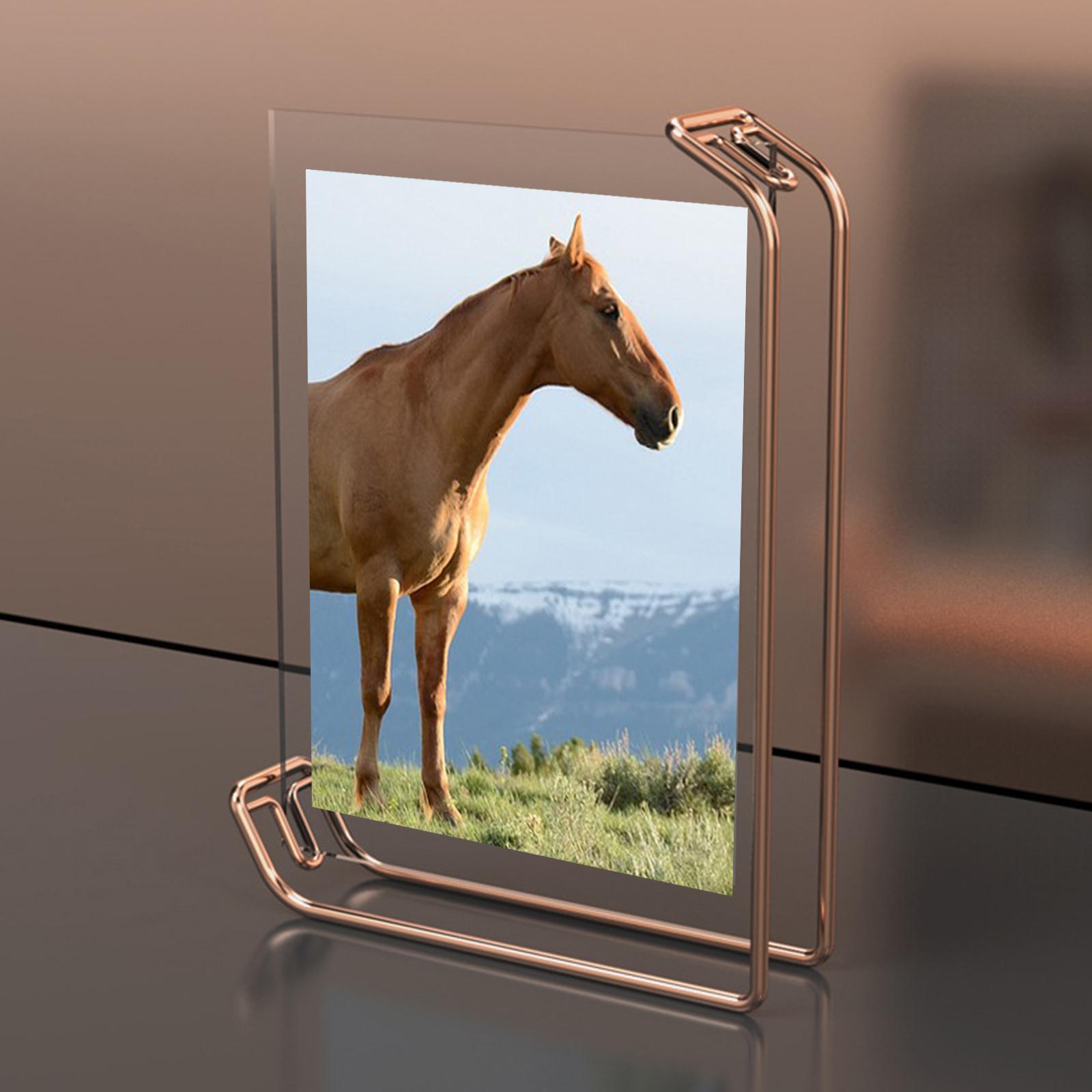 Nordic Stijl Metalen Fotolijst Portret Houder Bruidspaar Aanbeveling Foto Frames Desktopornaments