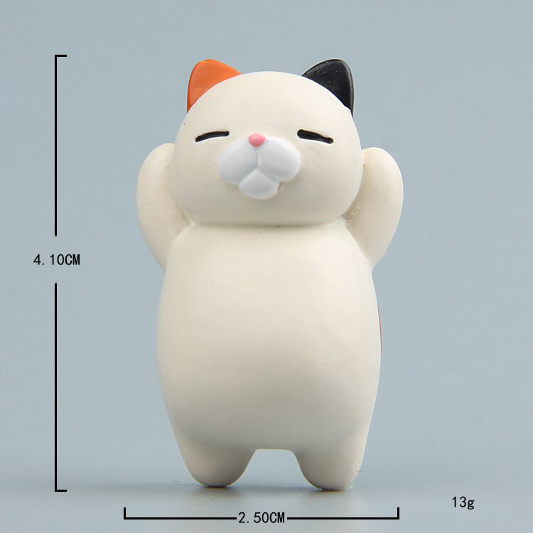 Palo de refrigerador con cierre magnético 3d de gato realista japonés, bonito imán de nevera, de decoración para el hogar: three-colour
