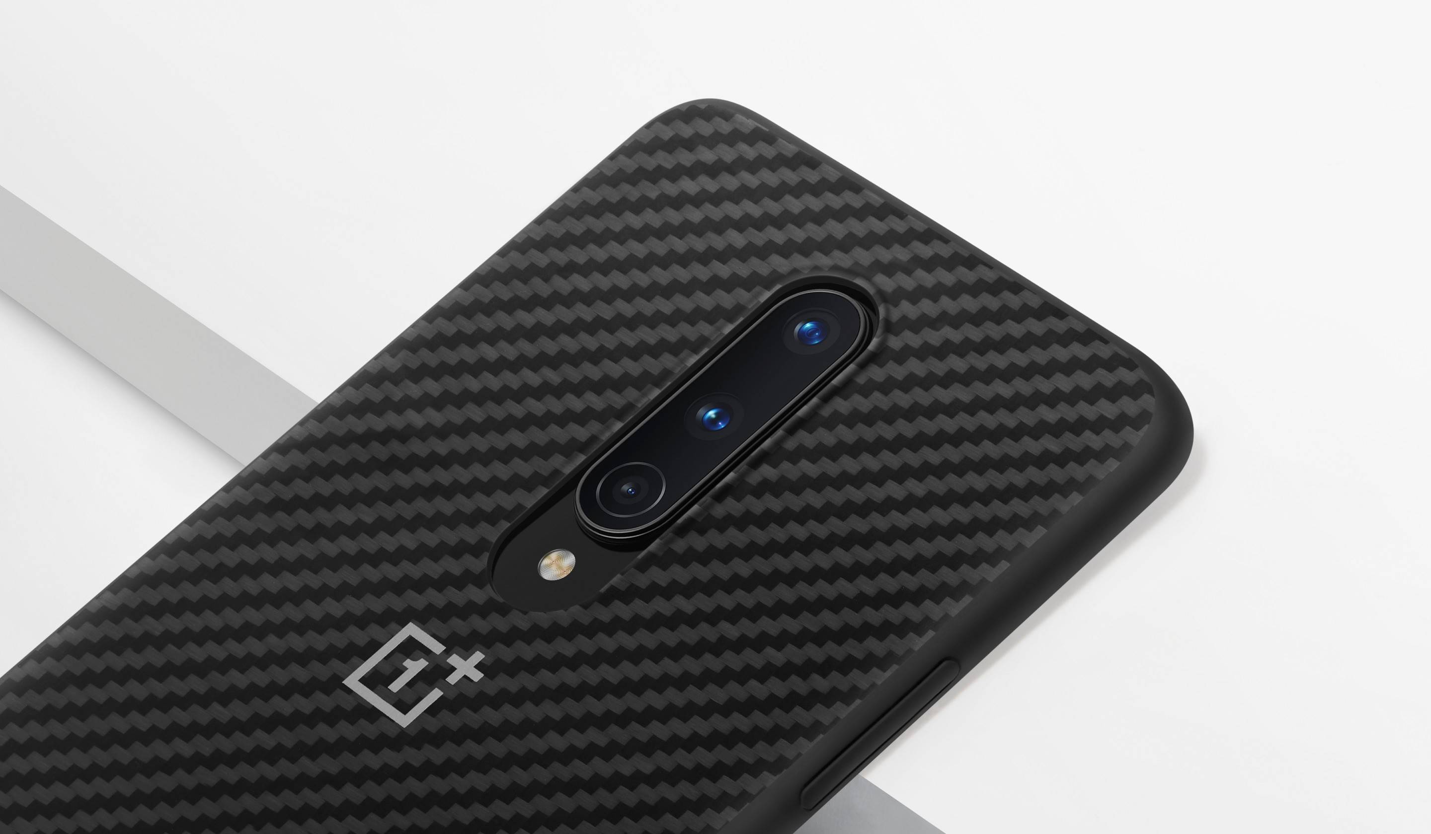 100% originale Ufficiale OnePlus 8 /8 pro Caso Della Copertura di Arenaria Del Respingente Ciano Karbon in Fibra di nylon Antiurto Posteriore