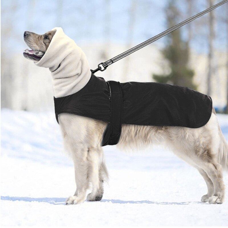 Winter Warm Hond Kleding Waterdicht Dikke Hond Kleding Hond Jas Met Leiband Gat Voor Medium Grote Honden