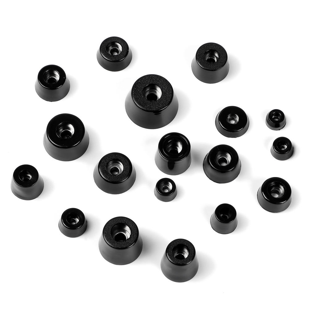10 Stuks Speaker Kast Meubels Stoel Tafel Doos Conische Rubber Voet Pad Rvs Stand Schokdemper Stroefheid