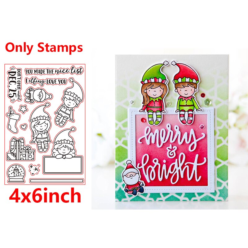 Bébé garçons filles animaux lucioles arbres Oecan scènes Phrases clair timbres matrices de découpe pour bricolage Scrapbooking artisanat cartes: Picture 15 / Only Stamps