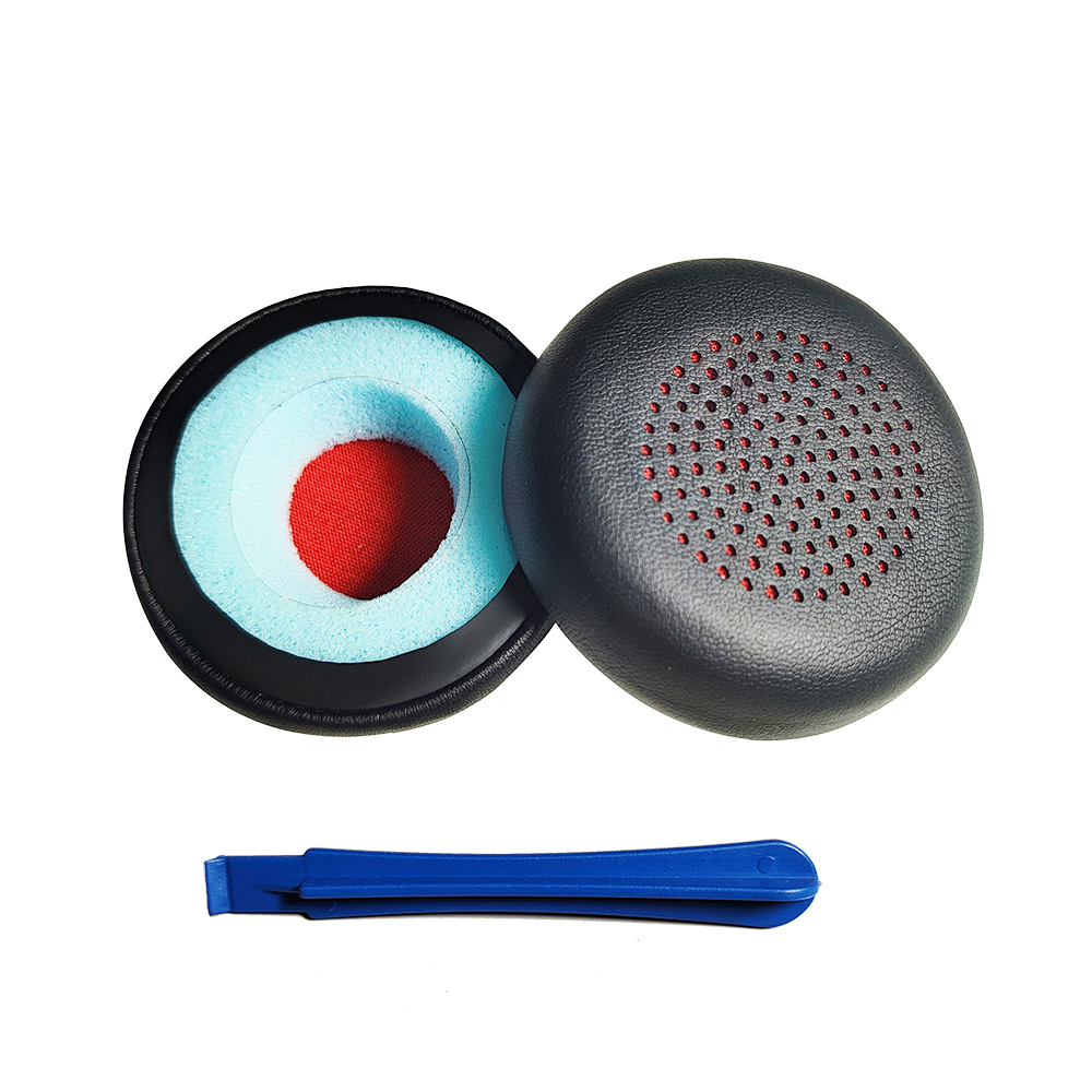 Almohadillas de repuesto para auriculares Plantronics Voyager Focus UC B825, piezas de reparación, Superior, 1 par: Marrón