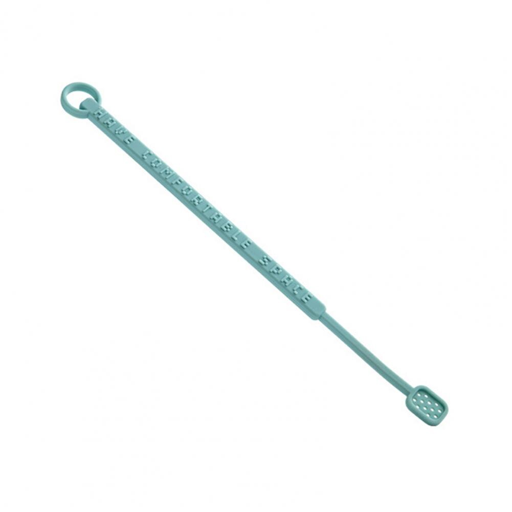 Stirring Stick Durable Long Handle Silicone Coffee Stirrer for Home: Light Green