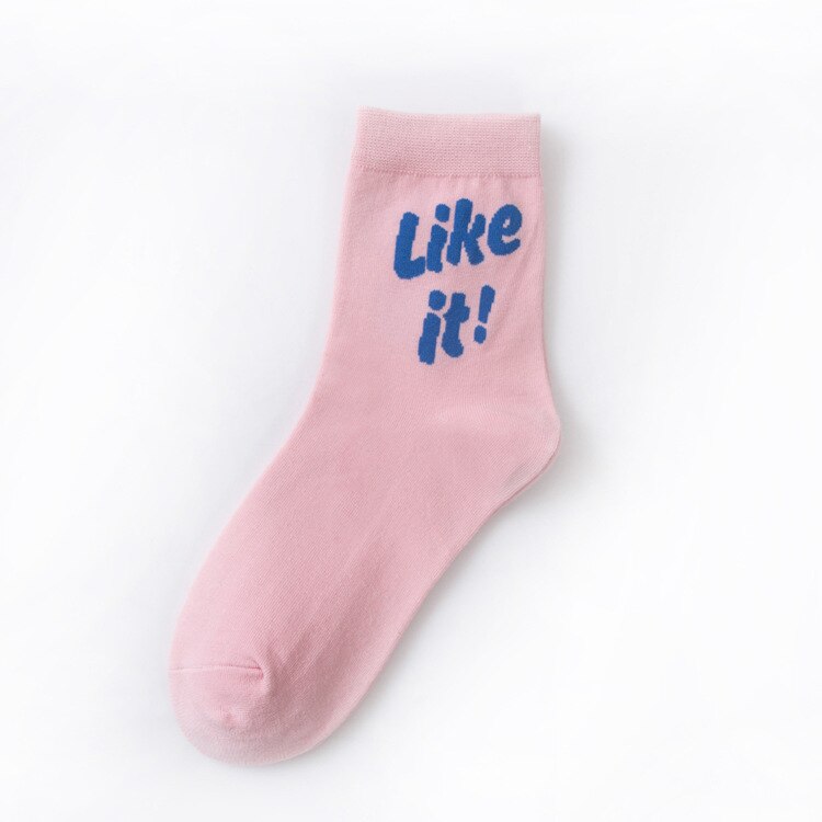 Kvinder sjove halajuku humoristiske ord trykt sokker hæle sokken hip hop street skateboard basket ball sokker unisex crew: 7