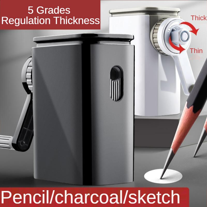 Art Puntenslijper Hand Crank Met Container Professionele Schilderen Kinderen Kunstenaar Student Briefpapier Schoolbenodigdheden Tenwin