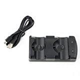 HobbyLane Dual Charging Dock USB for PS3 Controllers PS3 Move d25: Default Title