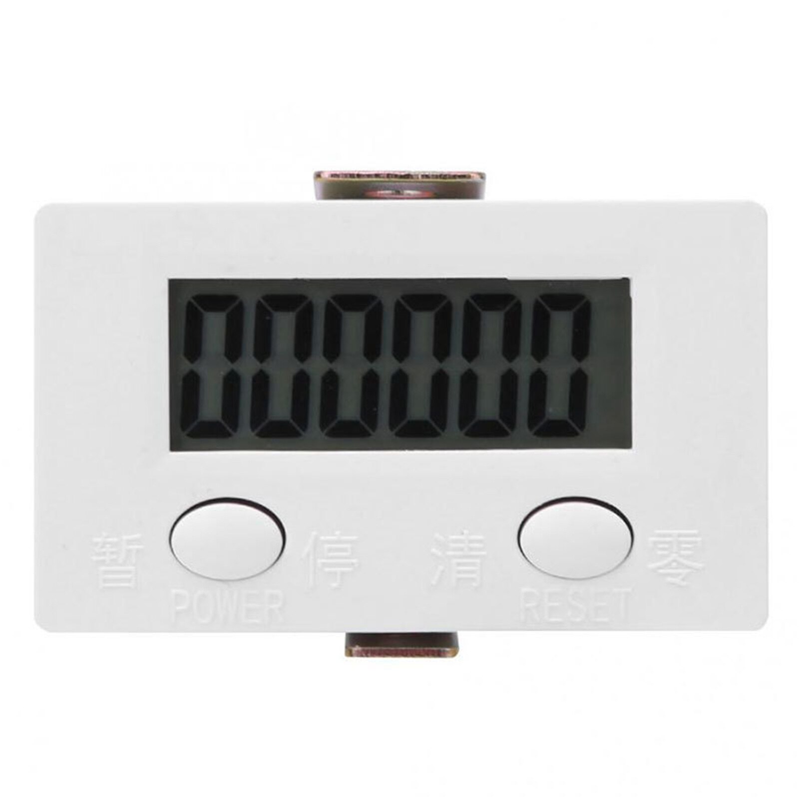 5- stelliger digitaler elektronischer zählerstanzer mit magnetischem induktivem näherungsschalter, weiß