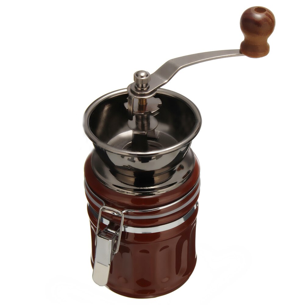 Håndlavet handy manuel krydderi kaffebønne peberkværn mølle rustfri stålkværn med keramisk kerne kaffemaskine