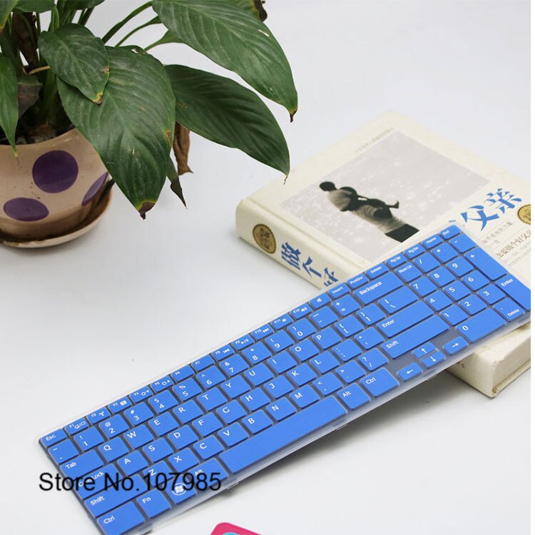 15 inch laptop keyboard cover Film Protective For DEll inspiron 15R 5537 3537 5521 3521 2521 5528 N5110 M531R 15R-5521 N5010: Blue