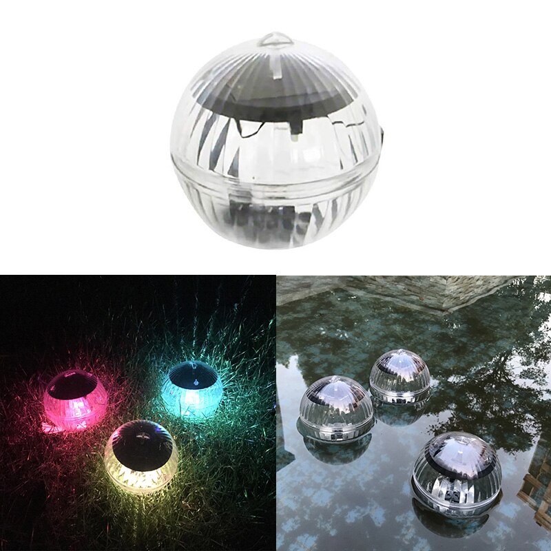 Solar Floating Pond Light Waterproof Color Changing Garden Pool Light For Garden Yard Swimming Pool Fountain Fish Tank