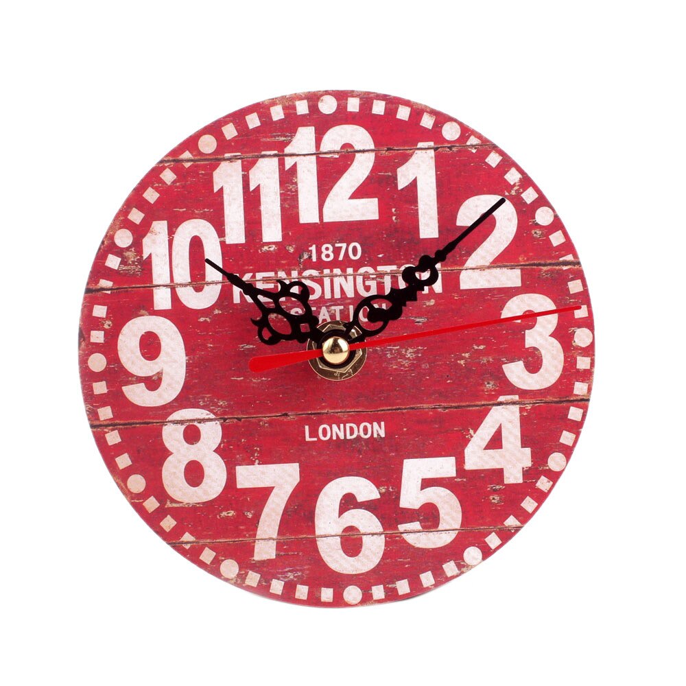 Diez estilos Reloj de pared grande de silenciosa decoración para las paredes del salón Saat decoración del hogar Reloj de pared de Navidad: D