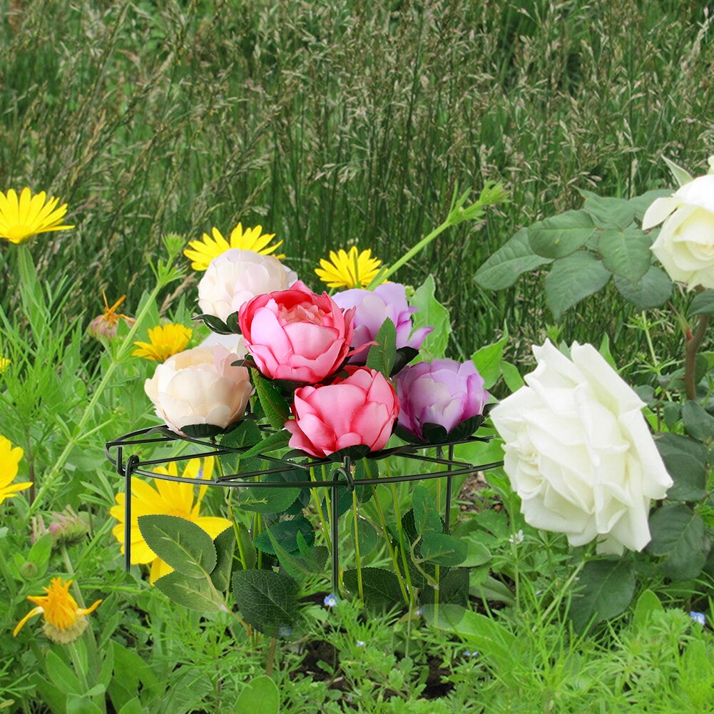 Planter klatreespalier plantestøtte jern blomsterpotter espalier planter støtte rutenett hage hjem hage rekvisita 30.5 x 45cm