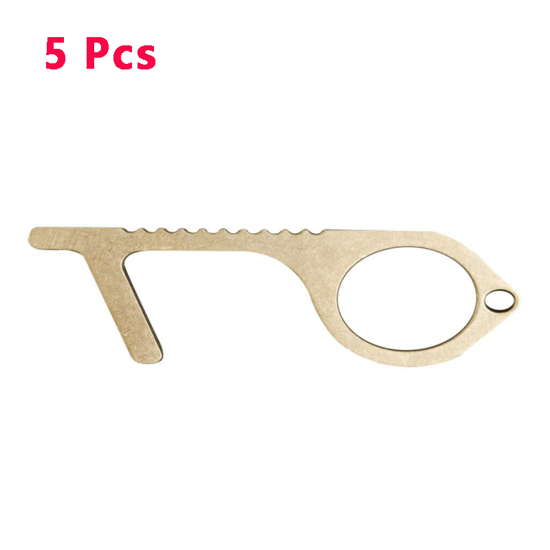 5 Pcs Door Opener Handle No Touch Open Door Assistant Portable Anti-Contact Elevator Press Tool Door Handle safety Contactless: 5pcs