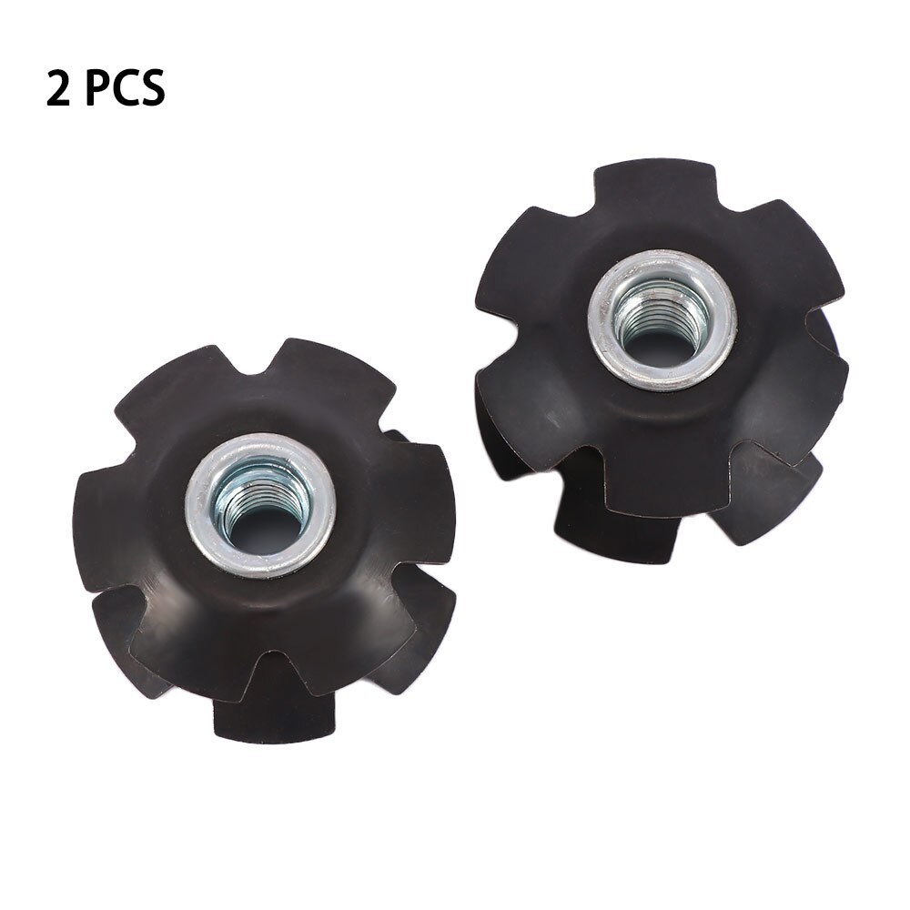 2 stücke Fahrrad Headset Sterne Muttern Fahrrad Gabel Montieren Ader MTB Befestigungs Schrauben Muttern für 1-1/8 "28,6mm Gabelschaft Threadless Gabel