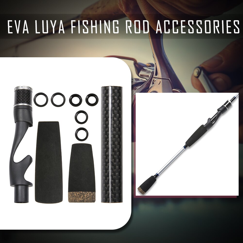 Holle-Out Hengel Handvat Eva Foam Pole Grips Vervangende Onderdelen Voor Hengel Reparatie Tools Hengel Accessoires set