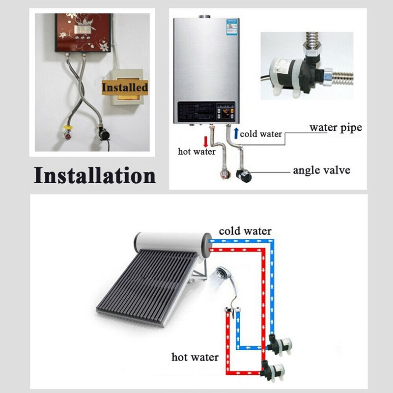 Ultra Stille Dc 12V 32W Lift 7M 900L/H Borstelloze Motor Dompelpomp