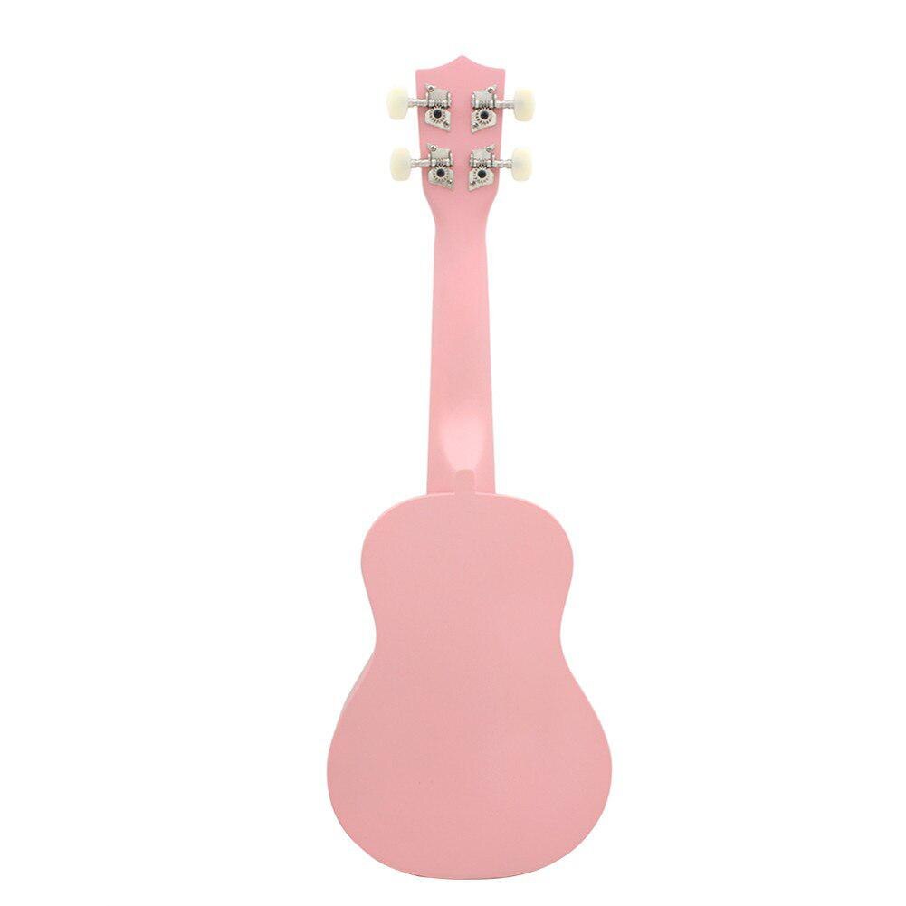 Ukelele de 21 pulgadas, Ukelele de tilo con patrón de chica hawaiana, bolsa con correa, Kit de instrumentos acústicos de Capo de cuerda